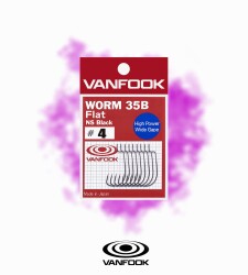 VANFOOK WORM-35B FLAT NS BLACK 9P #4 - 4
