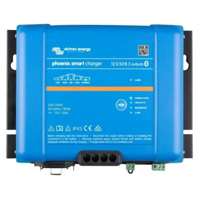 Victron Phoenix Smart IP43 12/50A Üç Çıkışlı Şarj Cihazı - 1
