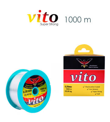 VİTO 0,35 1000M BOBİN MİSİNA ŞEFFAF - 1