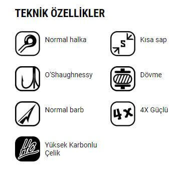 VMC Üçlü Olta İğnesi 8527PS 5li - 3