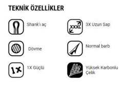 VMC Üçlü Olta İğnesi 9617PS - 4