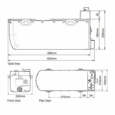 Whale 8 Litre Gazlı Araç İçi ve Altı Uyumlu Karavan Su Isıtıcı - 3