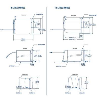 Whale 8 Litre Gazlı Karavan Su Isıtıcı - 2
