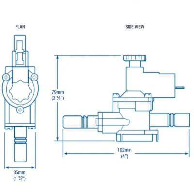 Whale Su Boru İçin Hat Üzeri (Inline) Su Basınç Şalteri - 12 mm - 3