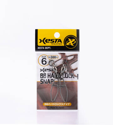 XESTA BB HARD LOCK SNAP 136KG #6 2P - 1