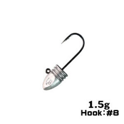 XESTA BULLET RIBHEAD JIG HEAD #8 4P 1.5G - XESTA