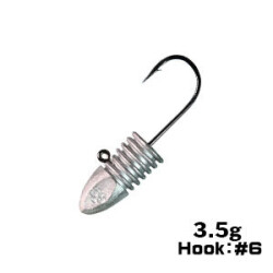 XESTA BULLET RIBHEAD JIG HEAD #6 4P 3.5G - XESTA
