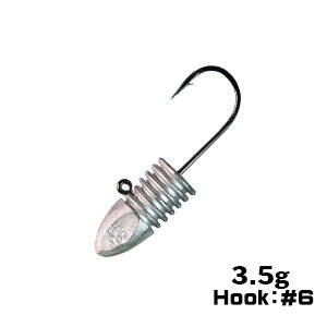 XESTA BULLET RIBHEAD JIG HEAD #6 4P 3.5G - 1