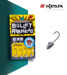 XESTA BULLET RIBHEAD JIG HEAD #8 4P 0.6G - 2