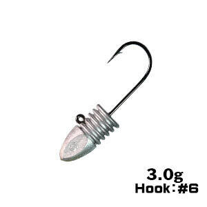 XESTA BULLET RIBHEAD JIG HEAD #6 4P 3.0G - 1