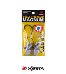 XESTA BULLET RIBHEAD MAGNUM JIGHEAD #8/0 2P 56G - 1
