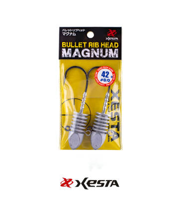 XESTA BULLET RIBHEAD MAGNUM JIGHEAD #8/0 2P - 1
