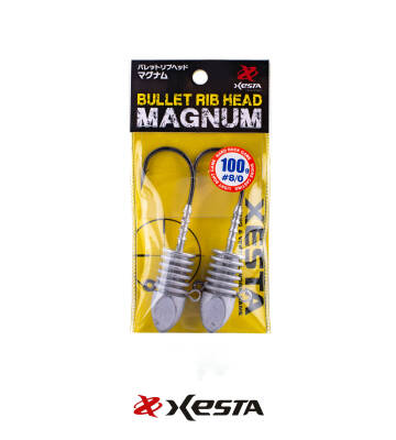 XESTA BULLET RIBHEAD MAGNUM JIGHEAD #8/0 2P 100G - 1
