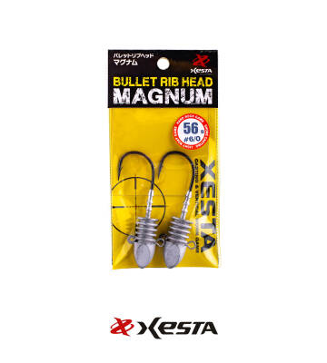 XESTA BULLET RIBHEAD MAGNUM JIGHEAD #6/0 2P 56G - 1