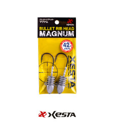 XESTA BULLET RIBHEAD MAGNUM JIGHEAD #6/0 2P 42G - XESTA