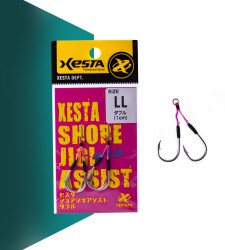 XESTA SHORE JIGGING ASSIST DOUBLE LL #17 2P - XESTA