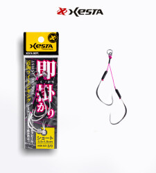 XESTA SOKUGAKARI JIGGING ASSIST DOUBLE 1.5-3.5 CM #3/0 2P - XESTA