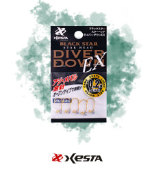 XESTA STAR HEAD DIVER DOWN EX JIGHEAD S #8 5P 0.2G - XESTA