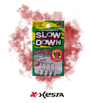 XESTA STAR HEAD SLOW DOWN JIGHEAD #8 4P 1.0G - 1
