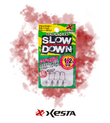 XESTA STAR HEAD SLOW DOWN JIGHEAD #8 4P 1.2G - 1