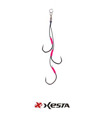 XESTA TRIPLE CLAW DEEP TUNE SHORT ASSIST 2/0-3/0 - 1