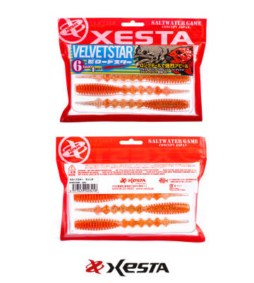 XESTA VELVET STAR SİLİKON YEM 6' 15 CM KOGD 4P - 1