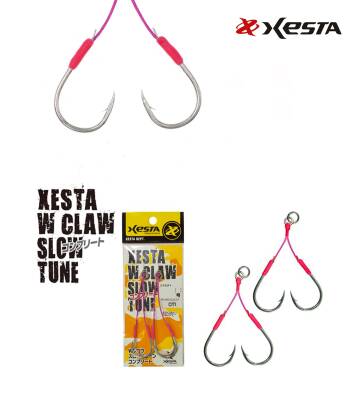 XESTA W CLAW SLOW TUNE DOUBLE ASSIST 1/0 3 CM #18 2P - 2