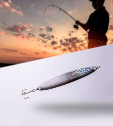 YAPRAK KAŞIK, SİYAH/GÜMÜŞ - YERLİ