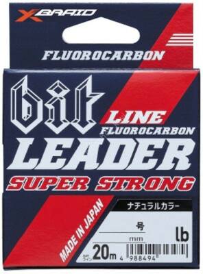 YGK N250 BIT LEADER SUPER STRONG FC 20M 9KG 0.370 - 1