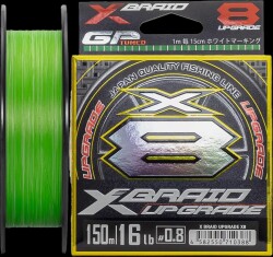 YGK X006 UPGRADE PE X8 150M 10KG 0.165 - YGK-XBRAID