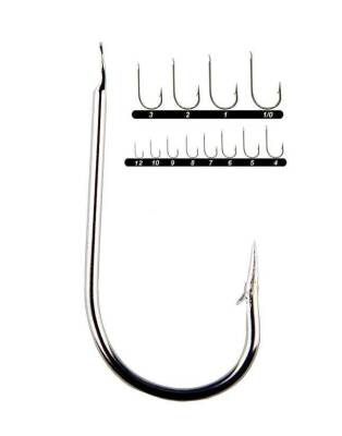 Youvella 1353 Kısa Pala Olta İğnesi 100lü Kutu Nikel - 2