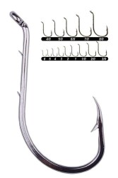 Youvella 1354 Delikli Tırnaklı Papağan Olta İğnesi 100lü Kutu Nikel - Youvella