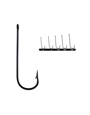 Youvella 1372 Uzun Pala Delikli Lüfer İğnesi 100lü Kutu Siyah - 2