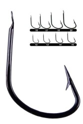 Youvella 1400 Sazan İğnesi Dövme 100lü Kutu Black Nikel - Youvella