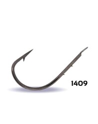Youvella 1409 Kısa Pala Tırnaklı Olta İğnesi 100lü Kutu Black Nikel - 2