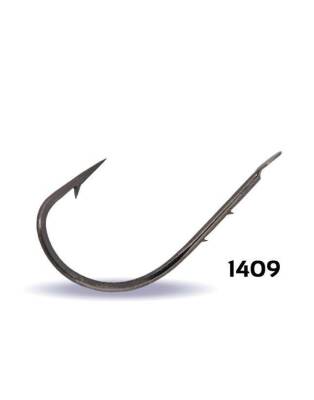 Youvella 1409 Kısa Pala Tırnaklı Olta İğnesi 100lü Kutu Black Nikel - 2