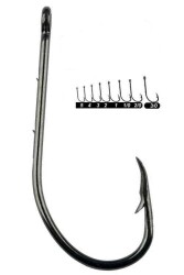 Youvella 1465 Delikli Tırnaklı Papağan Olta İğnesi 100lü Kutu Black Nikel - Youvella