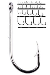 Youvella 1466 Delikli Tırnaklı Papağan Olta İğnesi 100lü Kutu Nikel - Youvella