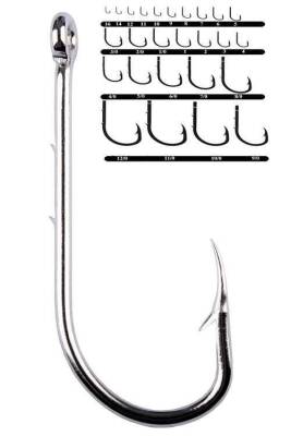 Youvella 1466 Delikli Tırnaklı Papağan Olta İğnesi 100lü Kutu Nikel - 1