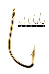 Youvella 16962 Delikli Düz Kısa Pala Olta İğnesi 100lü Kutu Sarı - Youvella