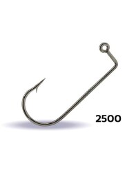 Youvella 2500 Jig Head İğnesi Delikli Uzun 100lü Kutu Nikel - 2