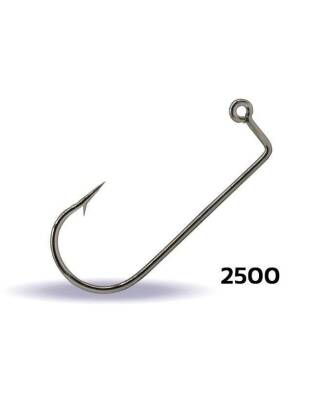 Youvella 2500 Jig Head İğnesi Delikli Uzun 100lü Kutu Nikel - 2