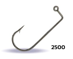 Youvella 2500 Jig Head İğnesi Delikli Uzun 100lü Kutu Nikel - Youvella