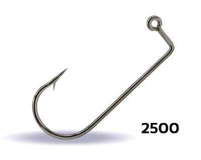 Youvella 2500 Jig Head İğnesi Delikli Uzun 100lü Kutu Nikel - 1