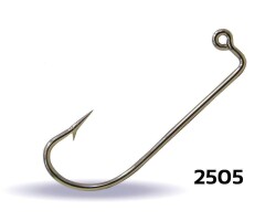 Youvella 2505 Jig Head İğnesi Dövme Delikli Uzun 100lü Kutu Nikel - 2