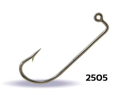 Youvella 2505 Jig Head İğnesi Dövme Delikli Uzun 100lü Kutu Nikel - 2