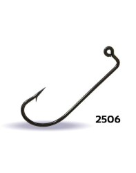 Youvella 2506 Jig Head İğnesi Dövme Delikli Uzun 100lü Kutu Black Nikel - 2