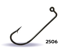 Youvella 2506 Jig Head İğnesi Dövme Delikli Uzun 100lü Kutu Black Nikel - Youvella