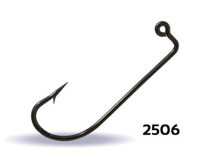 Youvella 2506 Jig Head İğnesi Dövme Delikli Uzun 100lü Kutu Black Nikel - 1