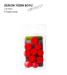 YÜZEN BOYLİ POP-UP KIRMIZI 14MM 10P - ALESTA